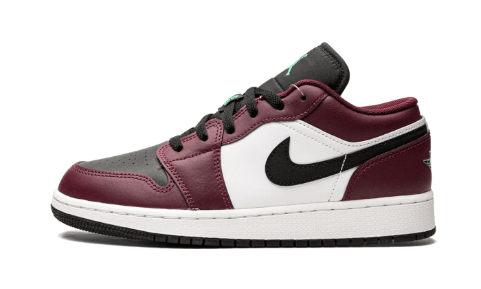 Air Jordan 1 Low SE Dark Beetroot Roma Green (GS) DM0589-635 — Vista 1