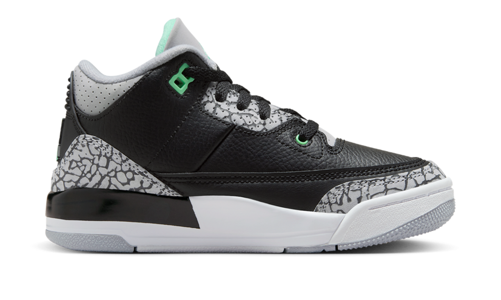 Air Jordan 3 Retro Green Glow (PS) DM0966-031 — Vista 2