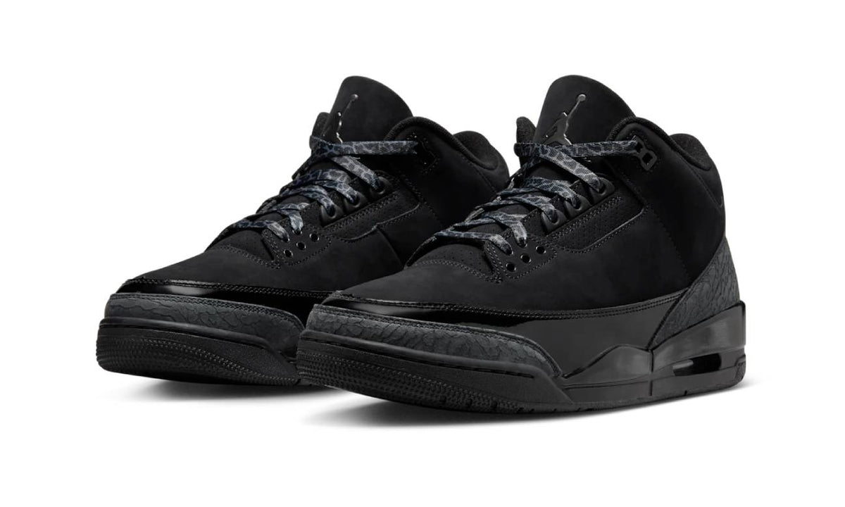 Air Jordan 3 Retro Black Cat (2025) (GS) DM0967-001 — Vista 2