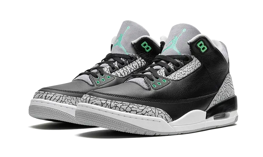 Air Jordan 3 Retro Green Glow (GS) DM0967-031 - Vista 2