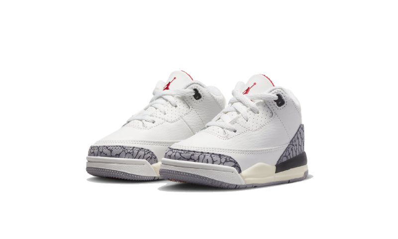 Air Jordan 3 Retro White Cement Reimagined (TD) DM0968-100 — Vista 2