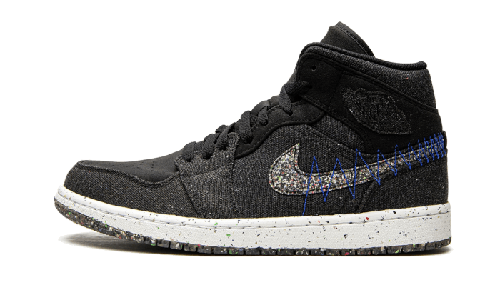 Air Jordan 1 Mid Crater Black DM3529-001 — Vista 1