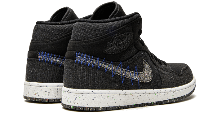 Air Jordan 1 Mid Crater Black DM3529-001 — Vista 2