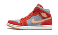 Air Jordan 1 Mid Denim Red (GS) DM4384-600 — Vista 1