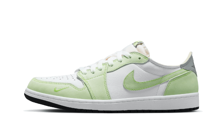 Air Jordan 1 Retro Low White Ghost Green Black DM7837-103 — Vista 1