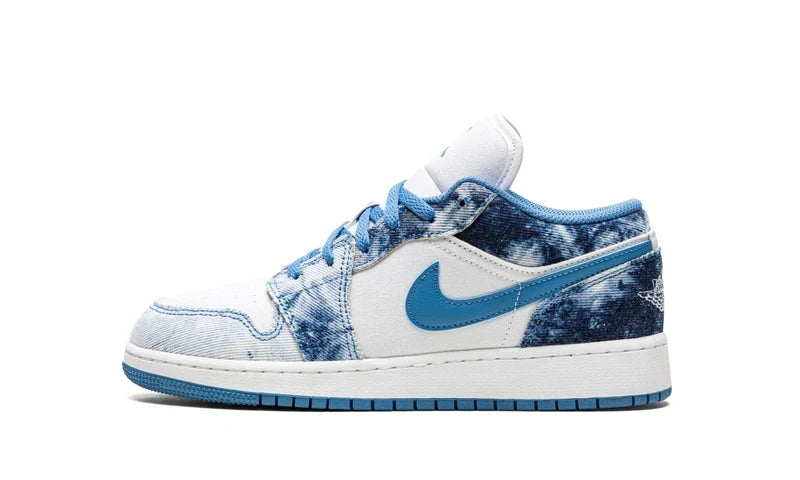 Air Jordan 1 Low Washed Denim (GS) DM8947-100 — Vista 1