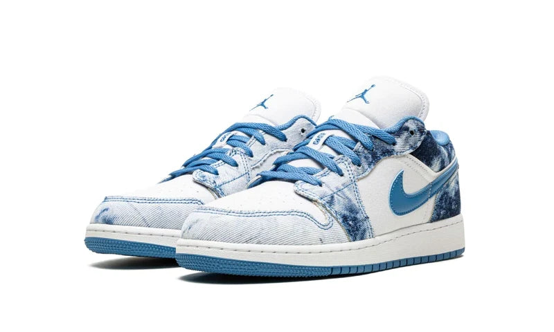 Air Jordan 1 Low Washed Denim (GS) DM8947-100 — Vista 2