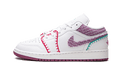 Air Jordan 1 Low White Light Bordeaux (GS) DM9037-100 — Vista 1