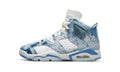 Air Jordan 6 Retro Washed Denim (2022) (GS) DM9045-100 — Vista 1