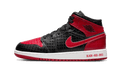 Air Jordan 1 Mid Bred Text DM9650-001 — Vista 1