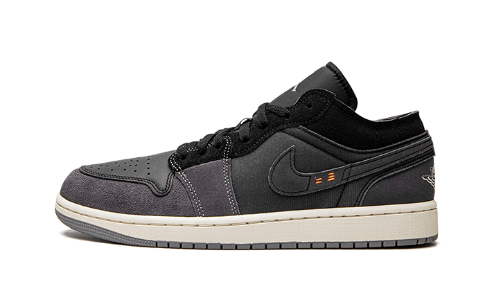 Air Jordan 1 Low Craft Inside Out Black DN1635-001 — Vista 1