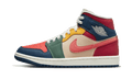Air Jordan 1 Mid SE Multi Color (2022) (Women's) DN3738-400 — Vista 1
