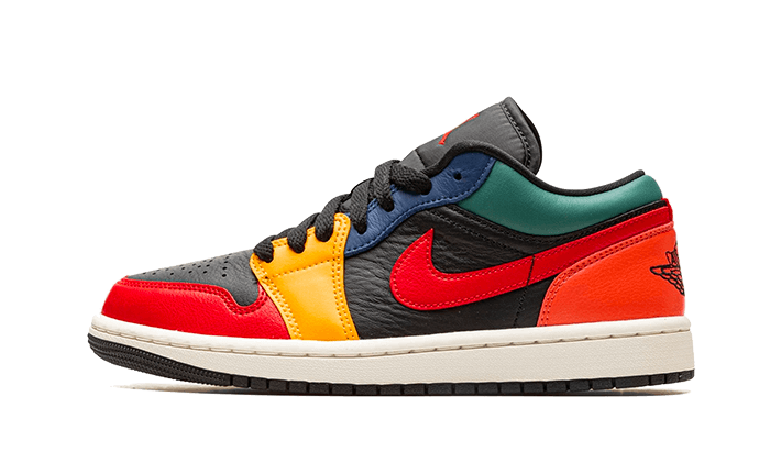 Air Jordan 1 Low SE Black Multi-Color (Women's) DN3739-060 — Vista 1