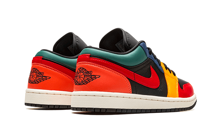 Air Jordan 1 Low SE Black Multi-Color (Women's) DN3739-060 — Vista 2