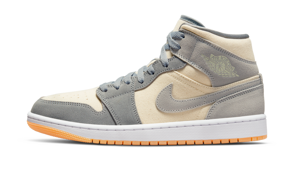 Air Jordan 1 Mid SE Coconut Milk Particle Grey DN4281-100 — Vista 1