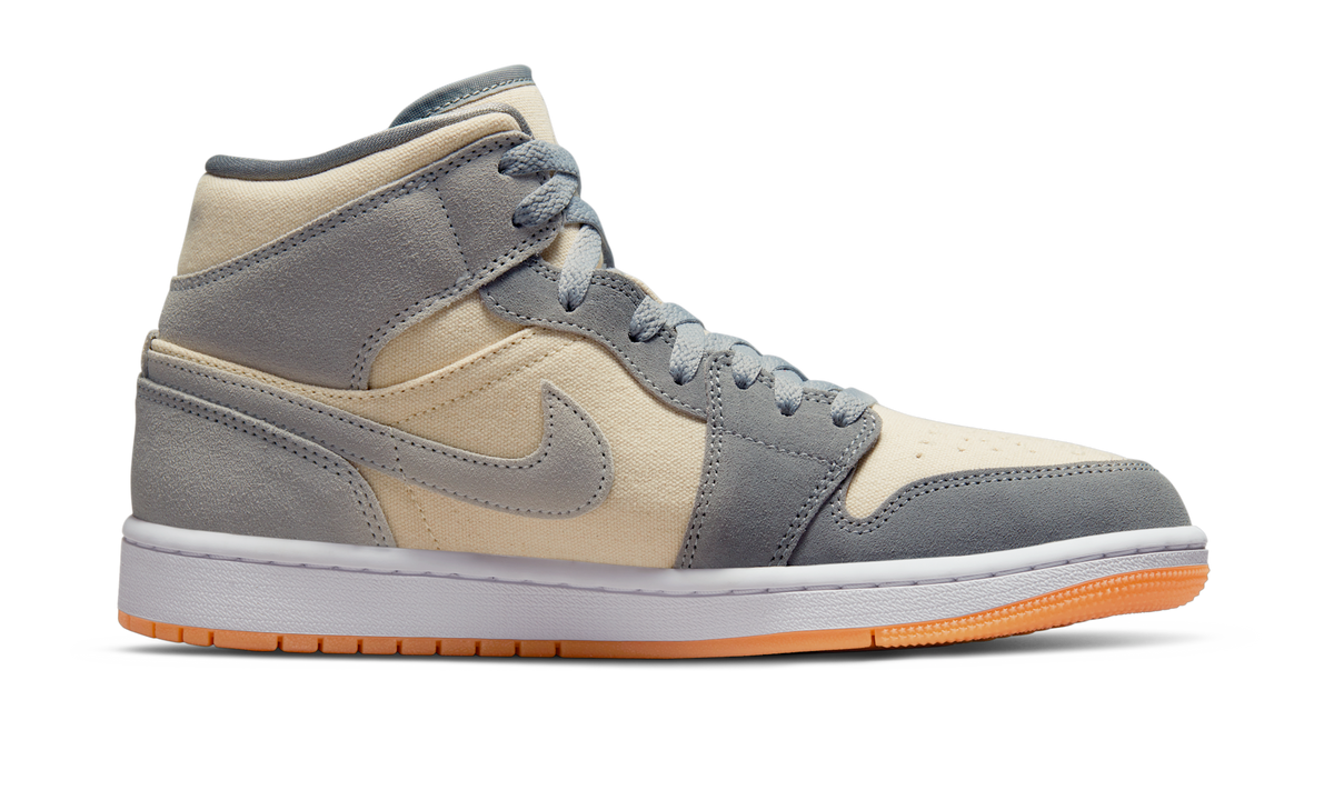 Air Jordan 1 Mid SE Coconut Milk Particle Grey (GS) DN4346-100 — Vista 2
