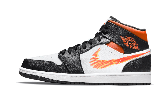 Air Jordan 1 Mid Zig Zag Swoosh DN4929-100 — Vista 1