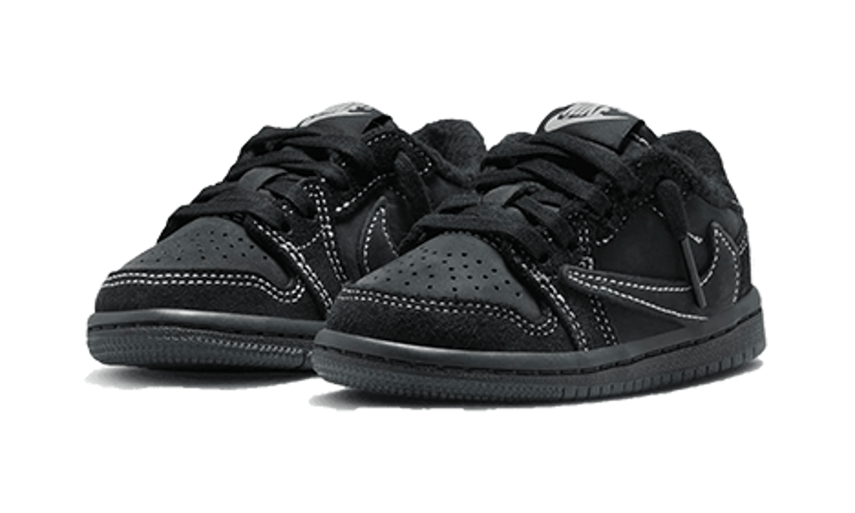 Air Jordan 1 Low SP Travis Scott Black Phantom Enfant (TD) DO5441-001 — Vista 2