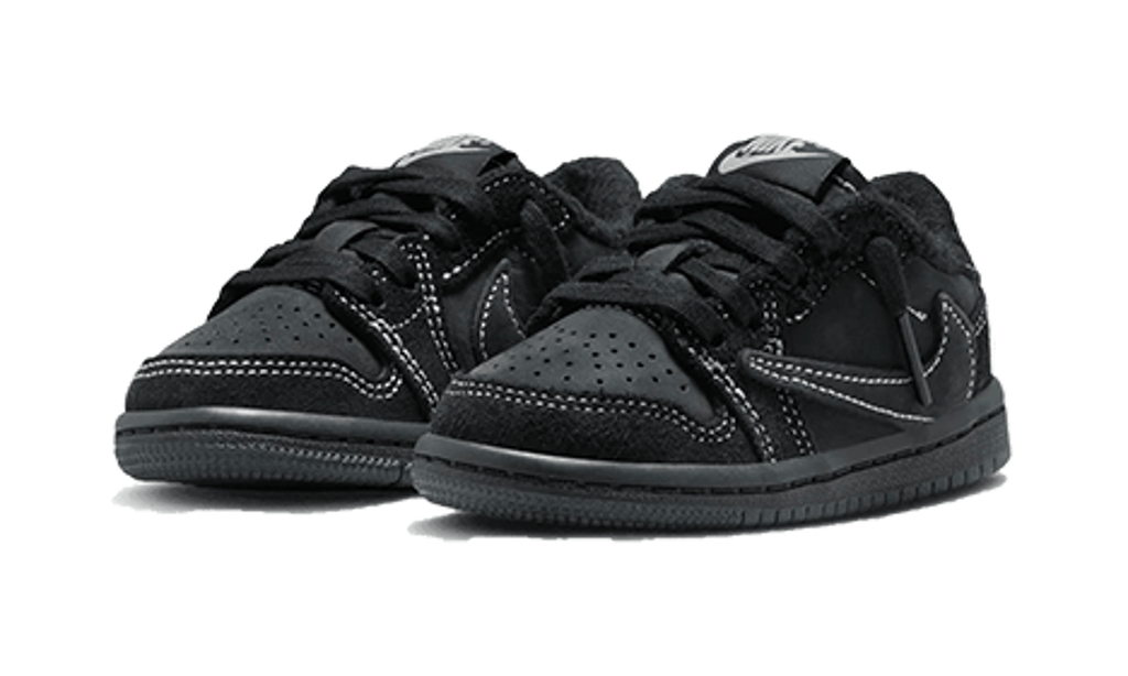 Air Jordan 1 Low SP Travis Scott Black Phantom Enfant (TD) DO5442-001 — Vista 2