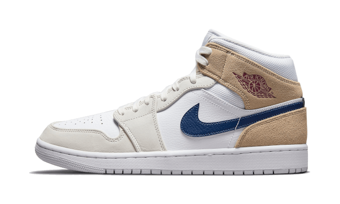 Air Jordan 1 Mid Tan Suede DO6726-100 — Vista 1