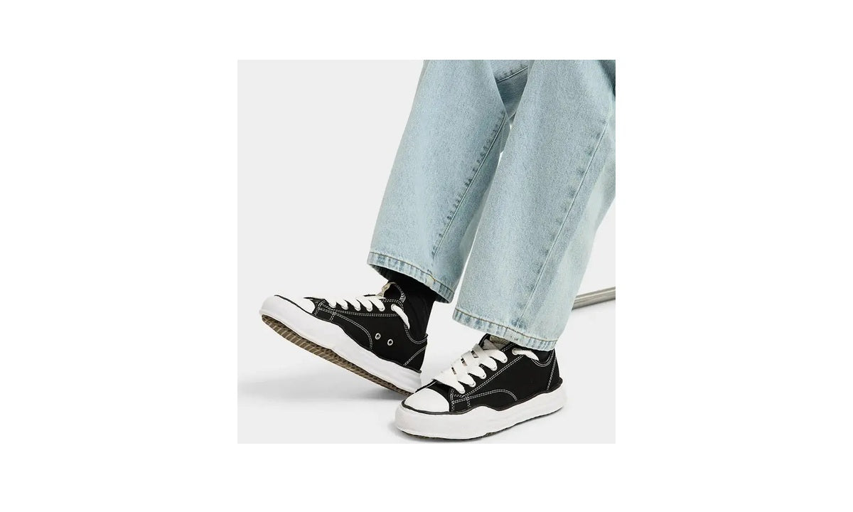 Maison Mihara Yasuhiro Hank OG Sole Canvas Low Black - vista 5