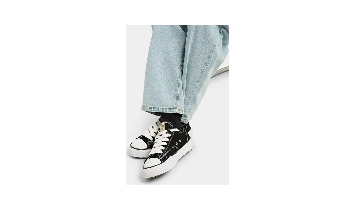 Maison Mihara Yasuhiro Hank OG Sole Canvas Low Black - vista 7