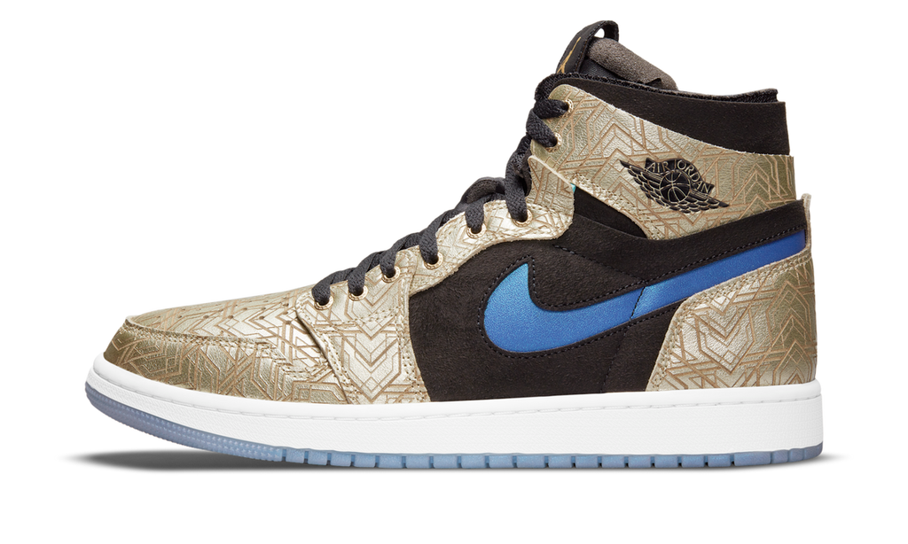 Air Jordan 1 High Zoom Air CMFT Gold Laser DQ0659-700 — Vista 1