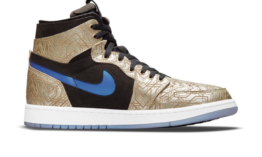 Air Jordan 1 High Zoom Air CMFT Gold Laser DQ0659-700 — Vista 2