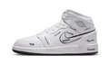 Air Jordan 1 Mid Schematic (GS) DQ1864-100 — Vista 1