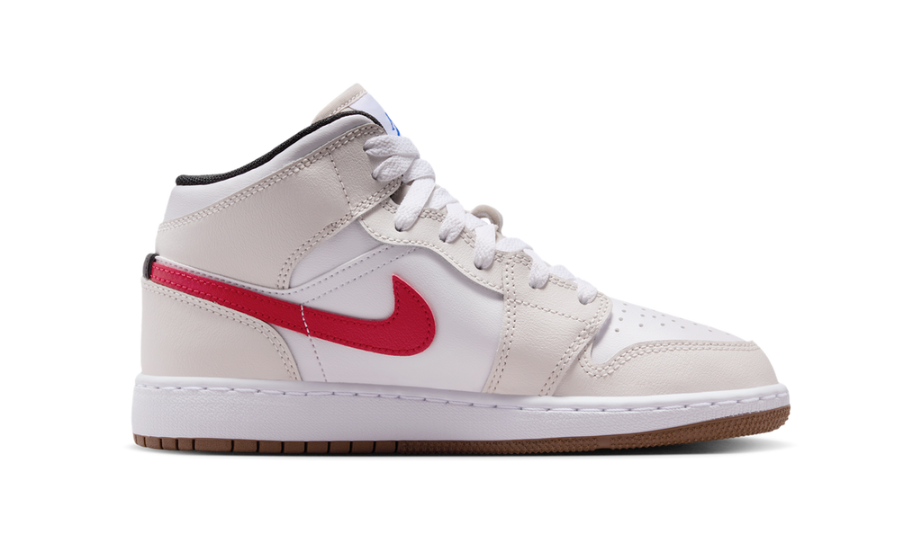 Air Jordan 1 Mid Phantom Game Royal White (GS) DQ8423-004 — Vista 2