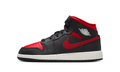 Air Jordan 1 Mid Black Summit White Varsity Red (GS) DQ8423-067 — Vista 1