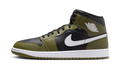 Air Jordan 1 Mid Black White Olive (GS) DQ8423-092 — Vista 1