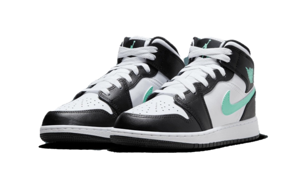 Air Jordan 1 Mid Tiffany Green Black DQ8423-103 — Vista 2