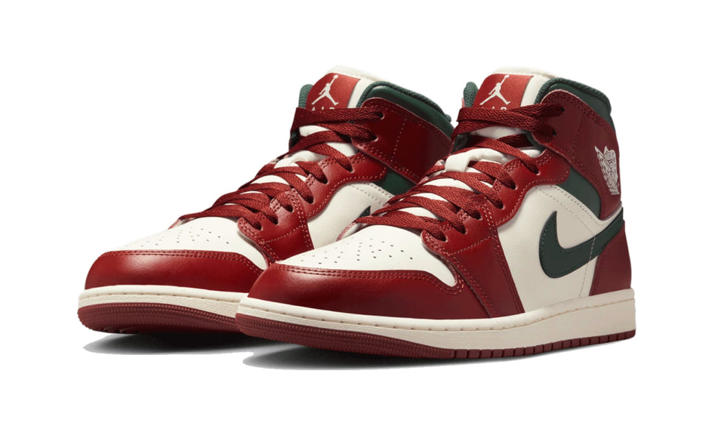 Air Jordan 1 Mid Redstone Midnight Green (GS) DQ8423-105 — Vista 2