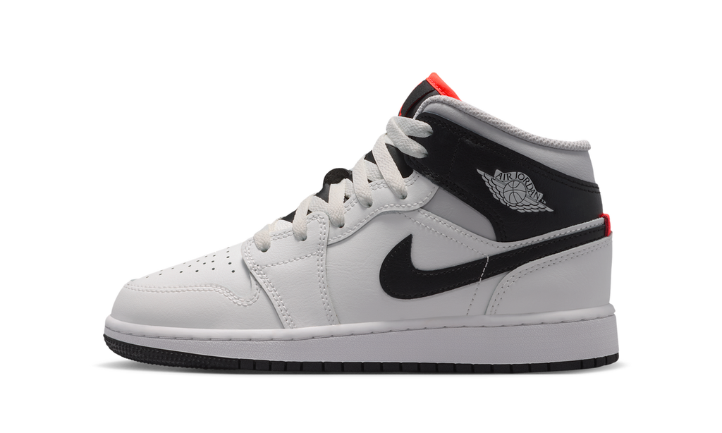 Air Jordan 1 Mid Summit White Infrared Black (GS) DQ8423-109 — Vista 1