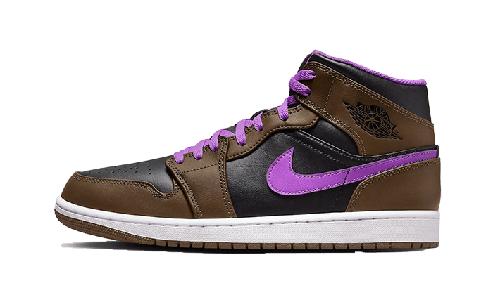 Air Jordan 1 Mid Purple Mocha (GS) DQ8423-215 — Vista 1