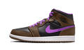 Air Jordan 1 Mid Purple Mocha (GS) DQ8423-215 — Vista 1