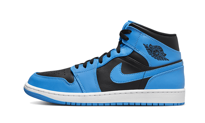 Air Jordan 1 Mid University Blue Black DQ8423-401 — Vista 1