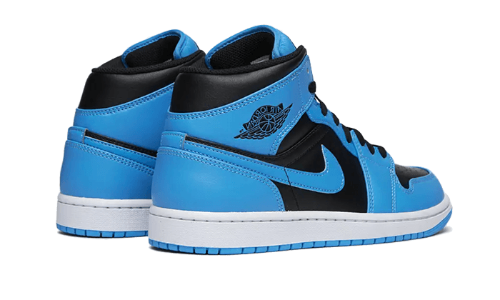 Air Jordan 1 Mid University Blue Black DQ8423-401 — Vista 3