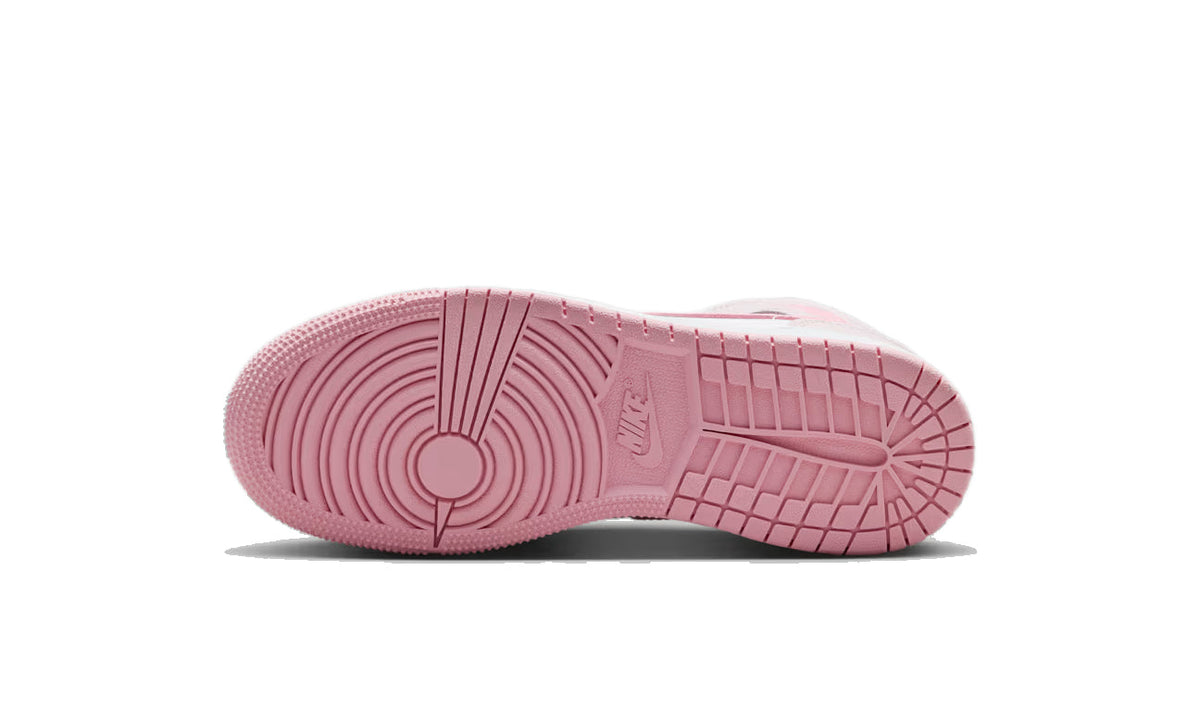 Air Jordan 1 Mid Pearl Pink White (GS) DQ8423-600 — Vista 3