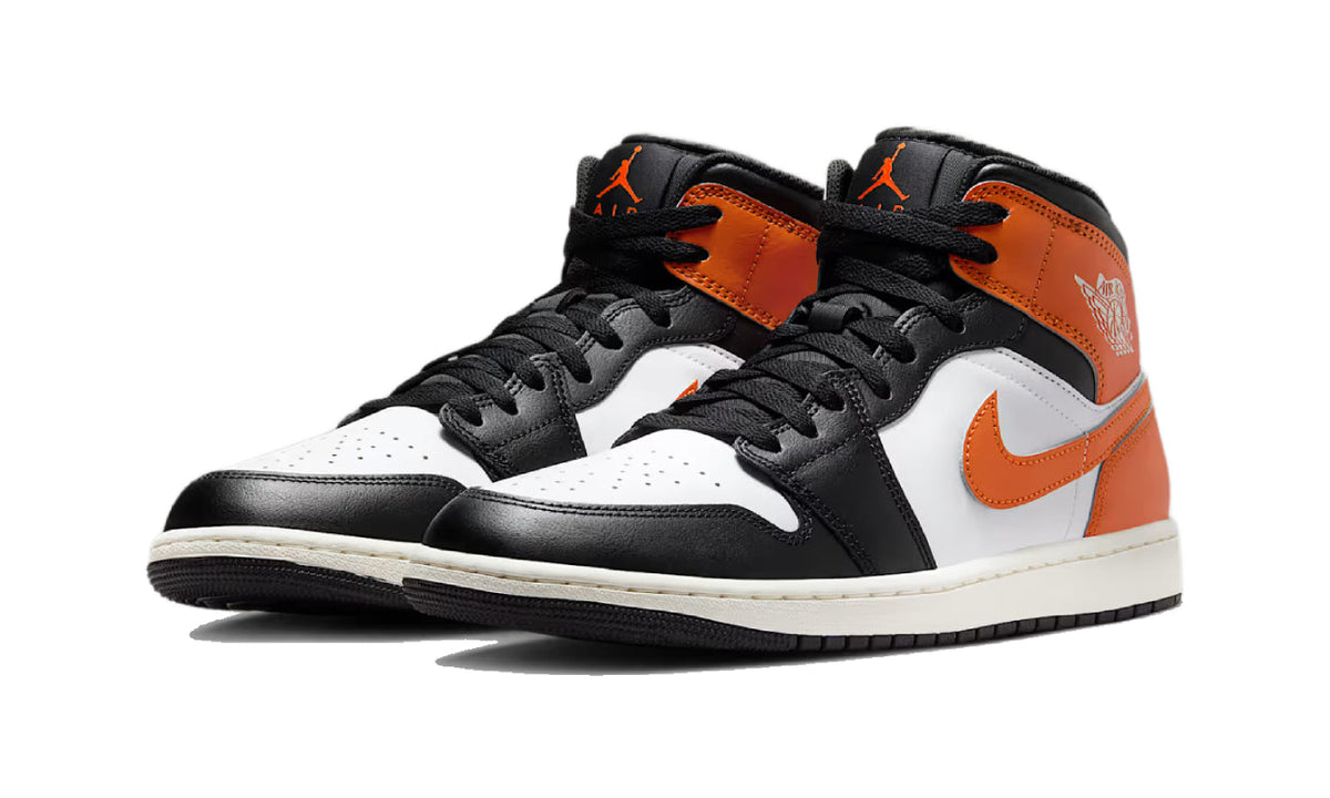 Air Jordan 1 Mid Black Toe Starfish (GS) DQ8423-801 — Vista 2