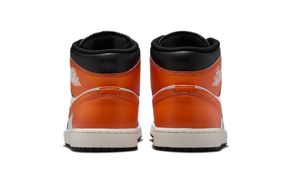Air Jordan 1 Mid Black Toe Starfish (GS) DQ8423-801 — Vista 3