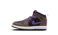 Air Jordan 1 Mid Palomino Wild Berry (PS) DQ8424-215 — Vista 1