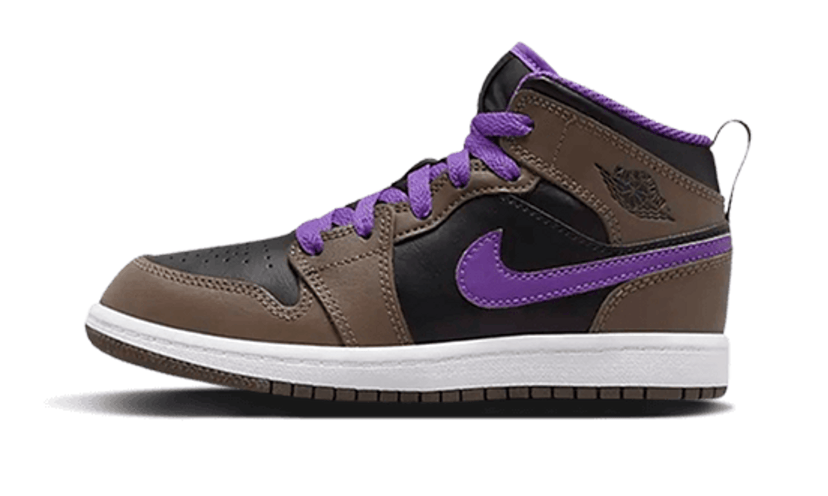 Air Jordan 1 Mid Palomino Wild Berry (PS) DQ8424-215 — Vista 1