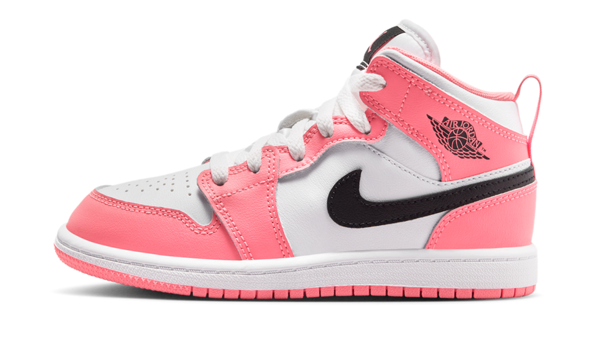 Air Jordan 1 Mid Pink Gaze (PS) DQ8424-602 — Vista 1