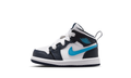 Air Jordan 1 Mid Obsidian Dark Powder Blue (TD) DQ8425-404 — Vista 1