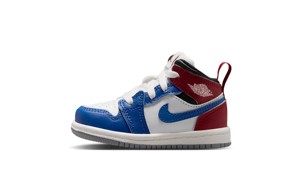Air Jordan 1 Mid True Blue Varsity Red (TD) DQ8425-406 — Vista 1