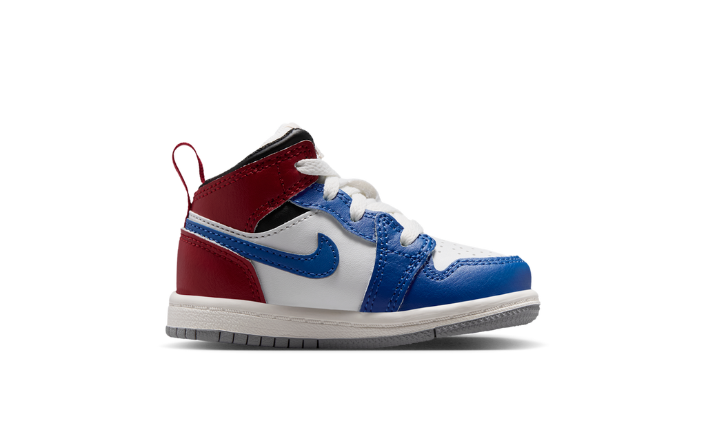 Air Jordan 1 Mid True Blue Varsity Red (TD) DQ8425-406 — Vista 2