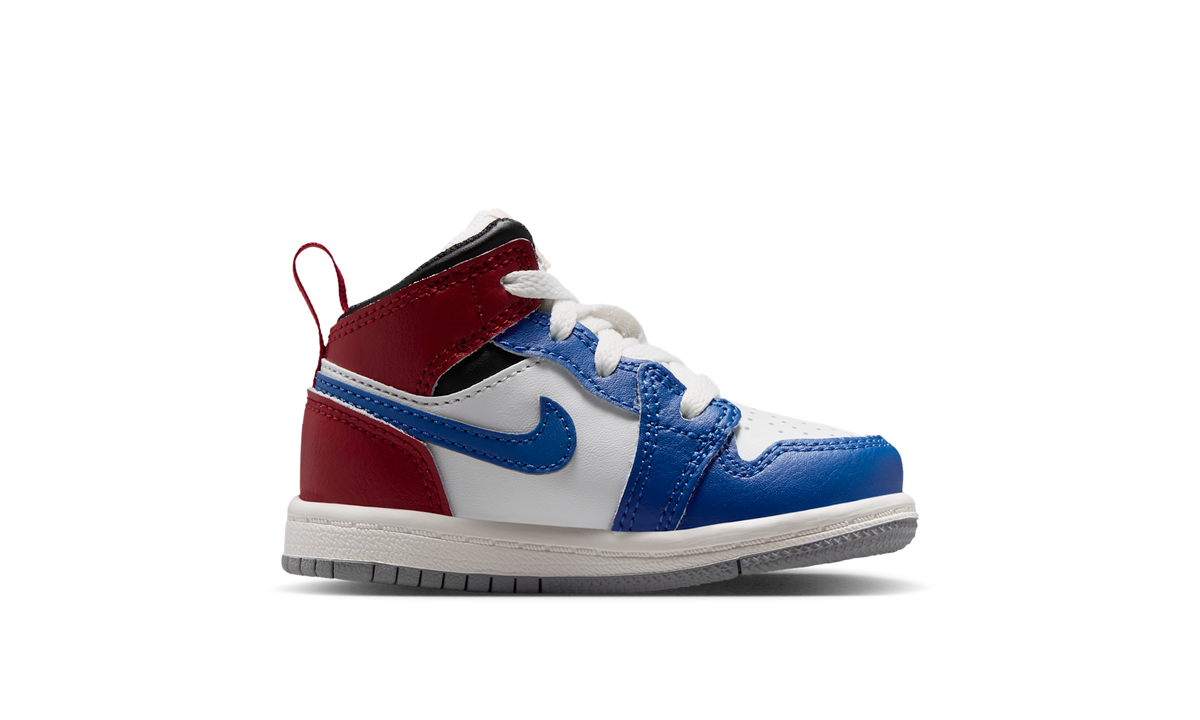 Air Jordan 1 Mid True Blue Varsity Red (TD) DQ8425-406 — Vista 2