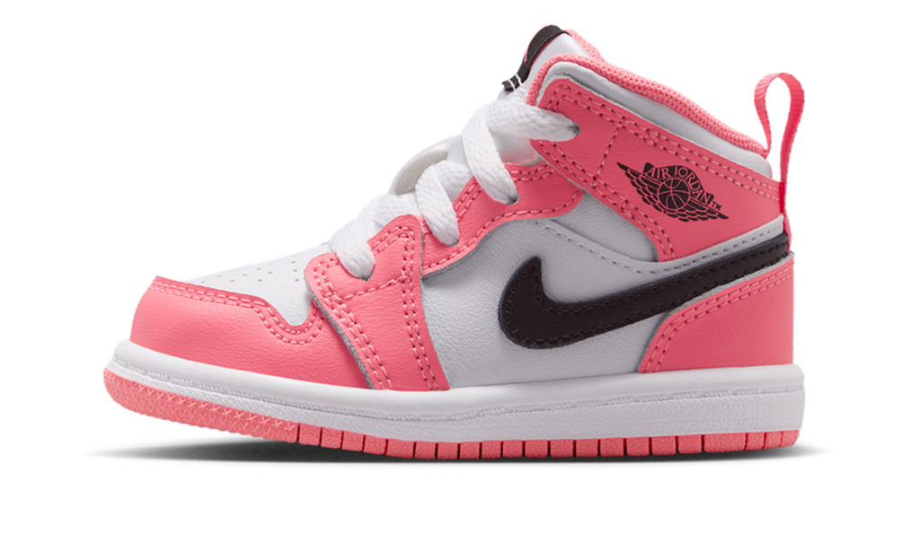 Air Jordan 1 Mid Pink Gaze (TD) DQ8425-602 — Vista 1